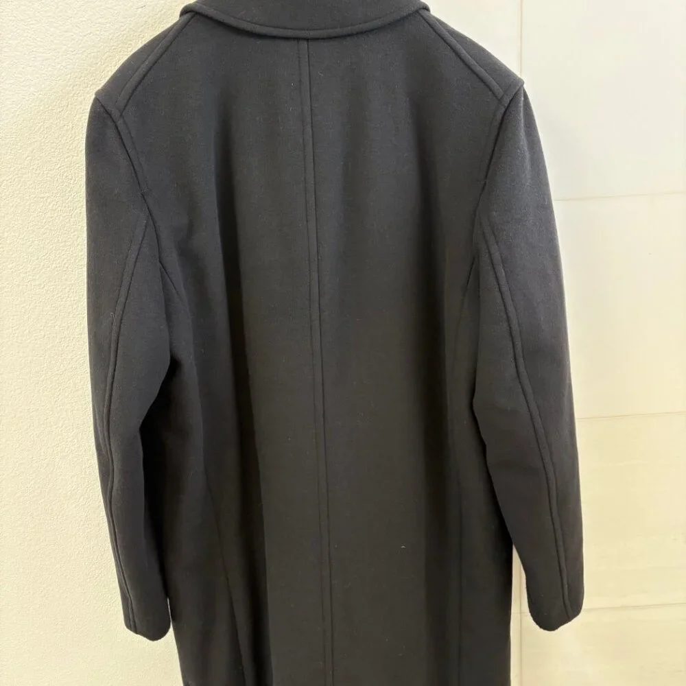 Banana Republic Men’s Navy Wool Cashmere Coat Size L